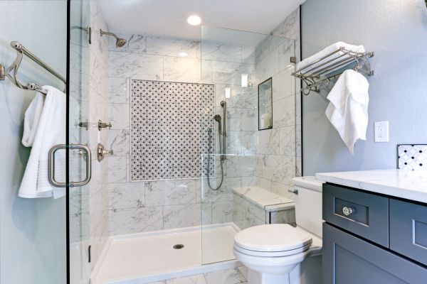 Shower Base Installation in Edmonds
